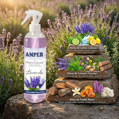 Pack ambientadores de primavera AMPER (4 + 1 GRATIS) – Aromas florales duraderos y concentrados