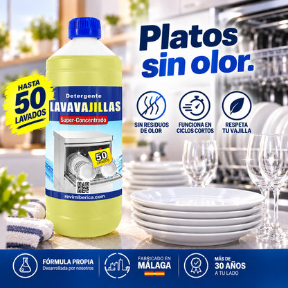 Detergente lavavajillas SUPERCONCENTRADO para máquinas automáticas