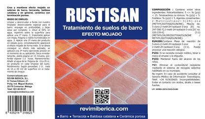 RUSTISAN. Fregasuelos - tratamiento de solerías de barro, terracota y cerámica