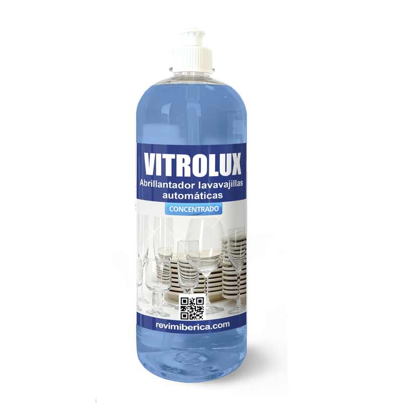 VITROLUX - Abrillantador de vajillas concentrado para máquinas automáticas.